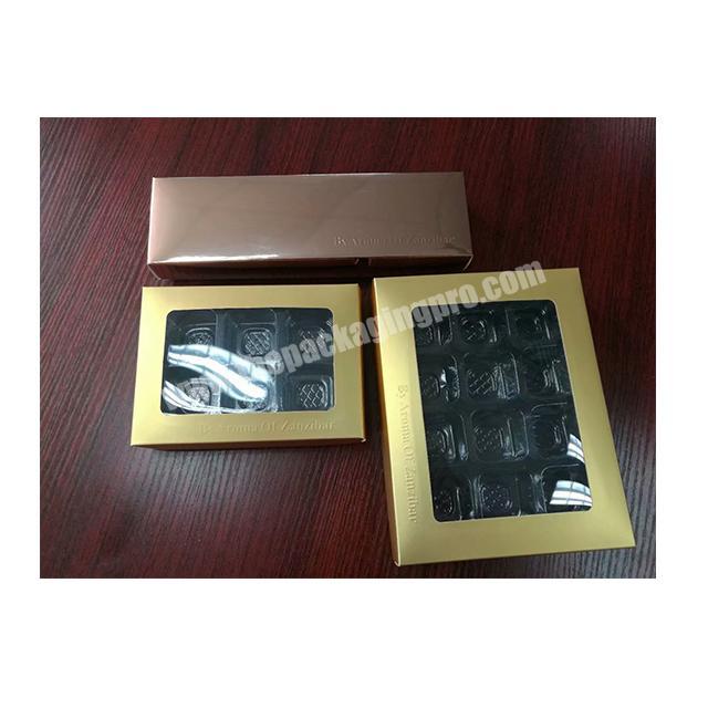 Customized cardboard chocolate boxes newest design chocolate gift box wholesale chocolate boxes