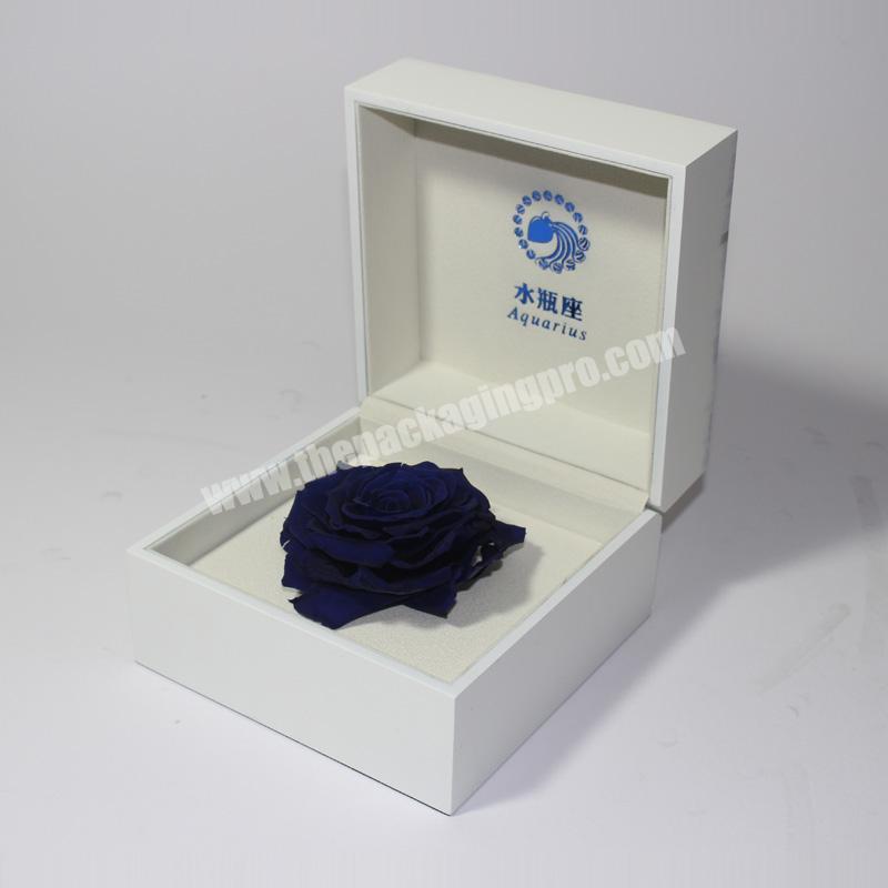 High Quality Printed Square Single Rose Soap Flower Box Preserved for Gift