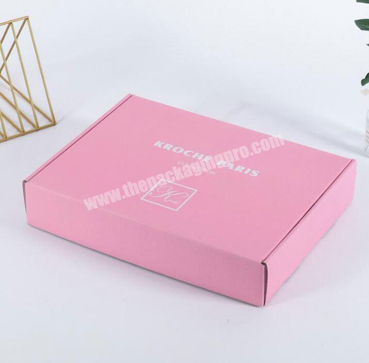 Customize Printed Corrugated Paper Cosmetic Packaging Mailer Box For Makeup