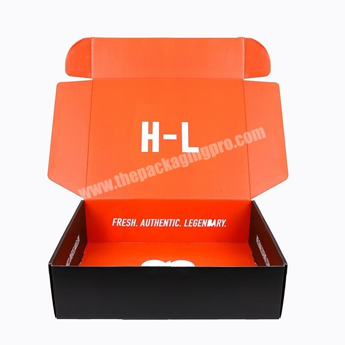 Shenzhen factory wholesale corrugated paper box recycled clothing gift boxes custom shipping clothes box with logo