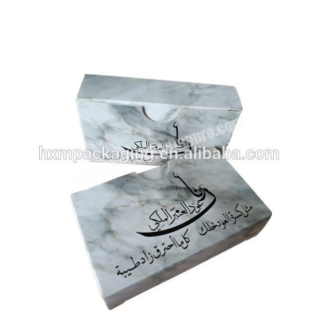 Customized marble eyelash packaging box luxury eyelash packaging box rose gold foil