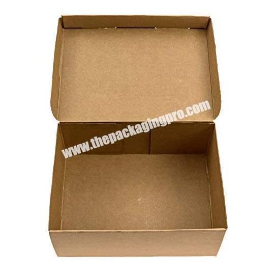 Custom Clear Carton cardboard Kraft Corrugated Paper Shoe Mailer With Lid Packaging Gift Packing Boxes Wholesale
