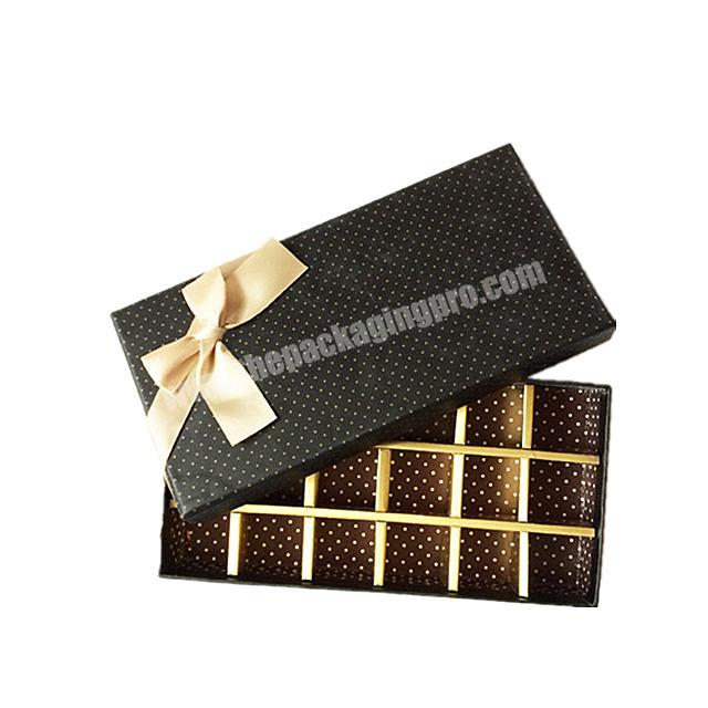 Professional printing High-end paper chocolate gift box Good price packaging for chocolates