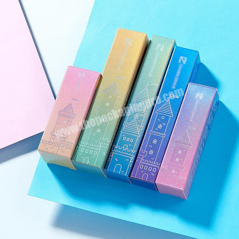 Custom Made Cheap Lip Stick Lipgloss Box Cosmetics Packaging Paper Boxes Design Wholesale In GuangZhou