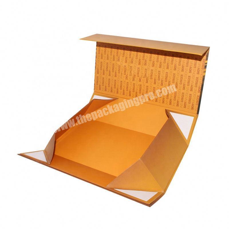 Custom Large Eco Friendly Foldable Closure Paper Magnetic Box