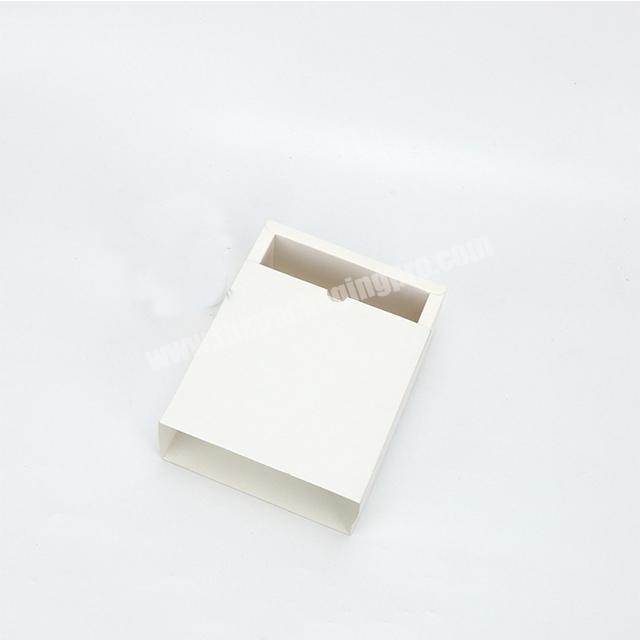 wholesale kraft paper drawer box folding square white carton clothing universal gift packaging box