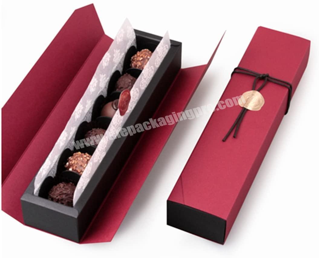 Custom logo different types  Luxury Retail Homemade Packaging Chocolates Gift Packaging Boxes