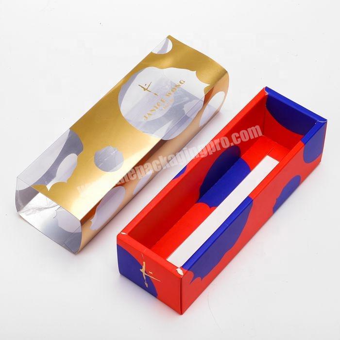 Custom High Quality Drawer Paper Package Box Folding Packaging Macaron Box