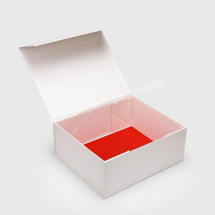 custom magnetic closure folding packaging box small large christmas rigid gift box