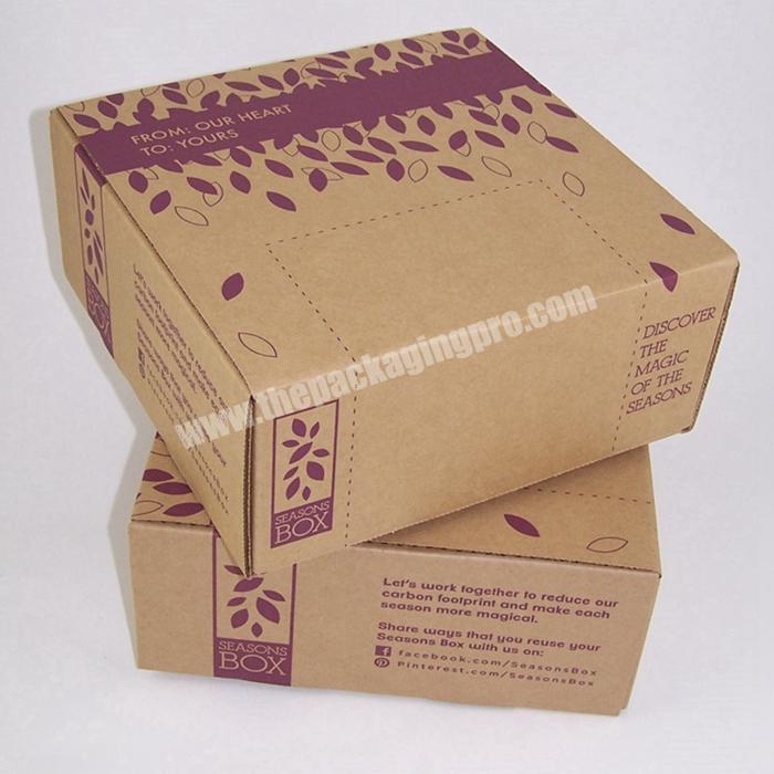 Branded Raw Material Brown Paper Postage Mailer Box Manufacturer Printing Packaging for Production Letters Labels Quotes