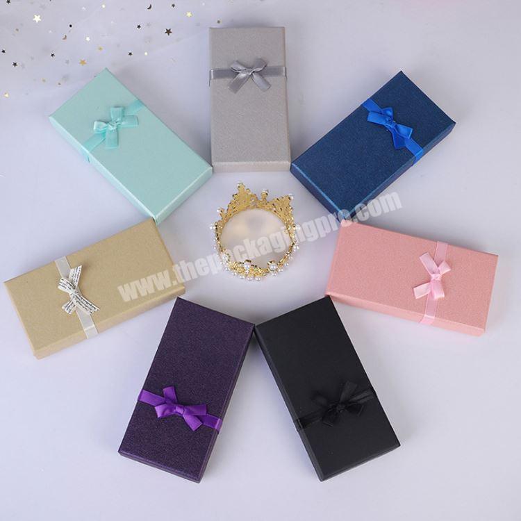 Guangzhou In Stock Multi Color Flat Birthday Gift Storage Packaging Box