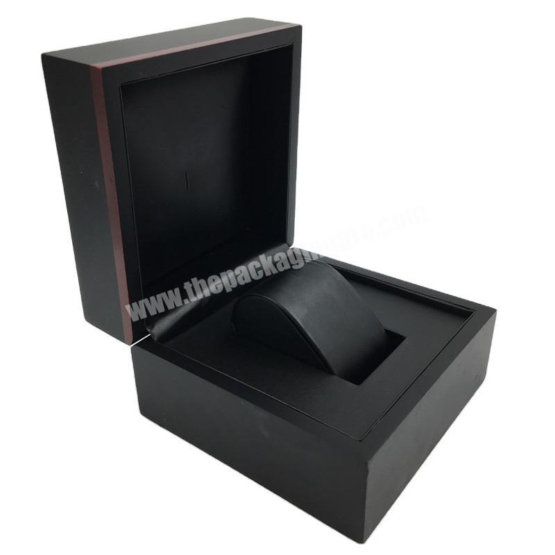 Luxury Custom Personalized Brown Single Wooden Watch Box For Men