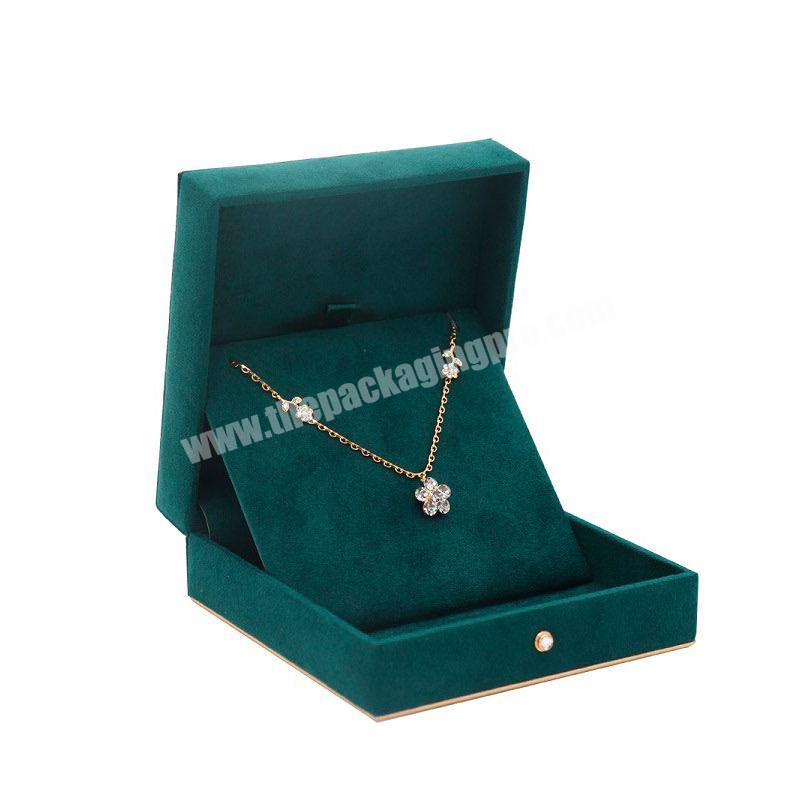 Luxury gift set custom printed packaging boxes jewelry custom box with logo velvet