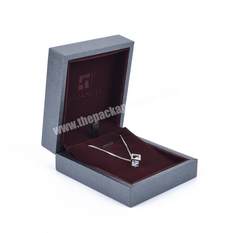 Manufacturer Printing Logo Necklace Flip Jewelry Packaging Box Custom