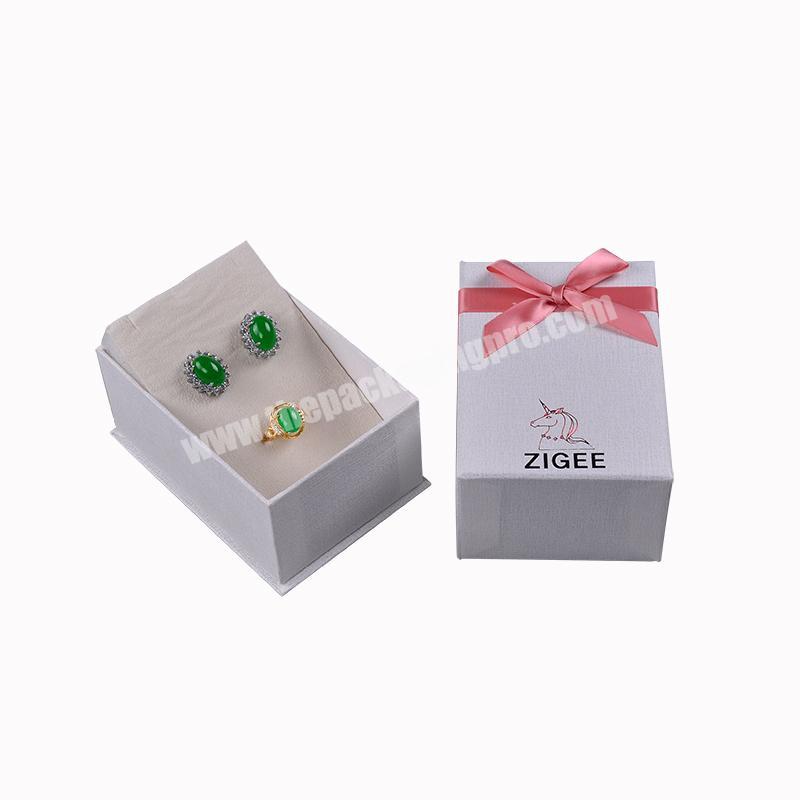 Pink Custom Designer Cardboard Foam Inserts For Jewelry Ring Box Insert Pad