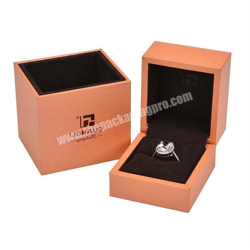 Elegant nice material jewellery packaging drawer ring jewelry plastic box