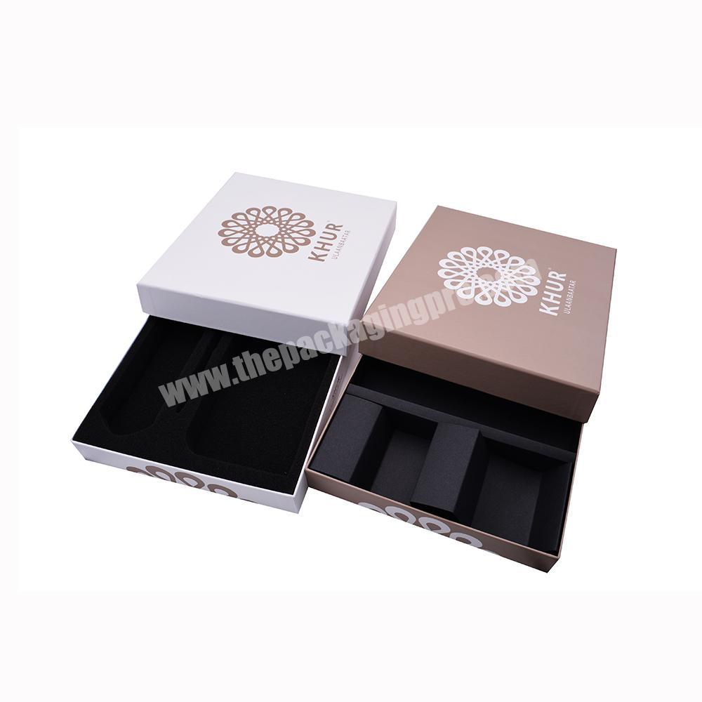 Custom Logo Small Lipstick Shoe Hard Cardboard Box Packaging Paper Apparel Boxes For Clothing Perfume Makeup Cosmetic
