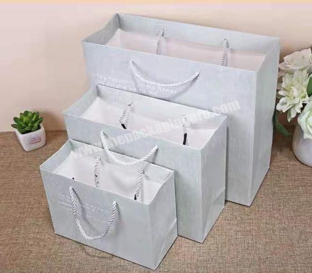 Custom printing shopping apparel gift paper pack luxury cloth packaging paper bag