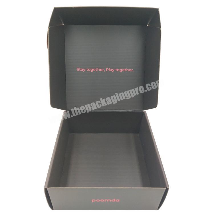 Customized shipping boxes clothes packaging corrugated mailer box for baby clothes