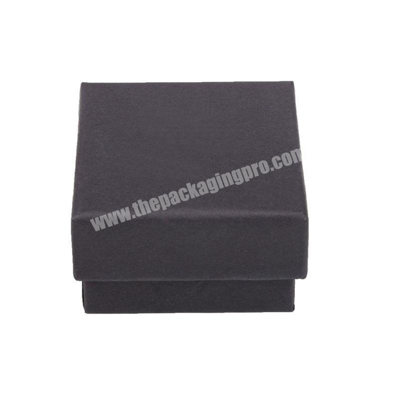 Luxury Black Paper Cardboard Set Necklace Gift Boxes with Custom Logo