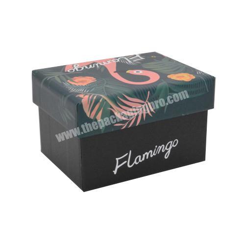 Factory High Quality Custom Printing  Luxury Rigid Cardboard Gift Lid And Base Box For Souvenir Shoes Storage Packaging Gift Box