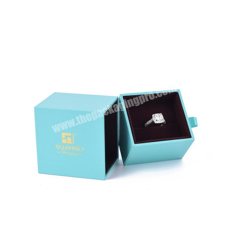 Luxury Plastic Drawer Gift Packaging Custom Logo Printed Jewelry Boxes