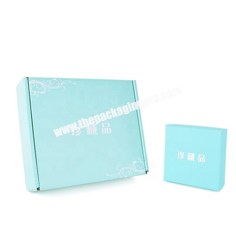 jewellery recycle paper packaging box green customized paper box wholesale custom printing logo airplane paper box