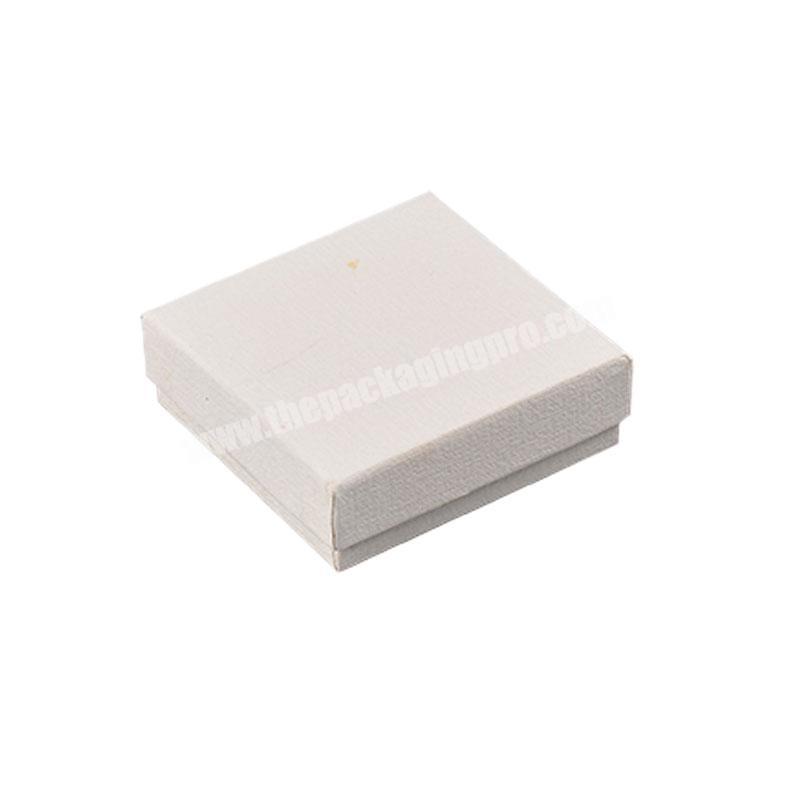 China Wholesale custom made Design white Jewelry Set Packaging Box rustic paper jewelry box With Logo