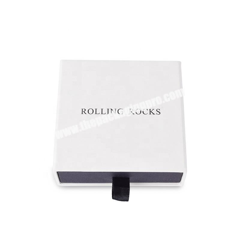 made  small corrugated folding drawer gift paper box packaging for watch elegant