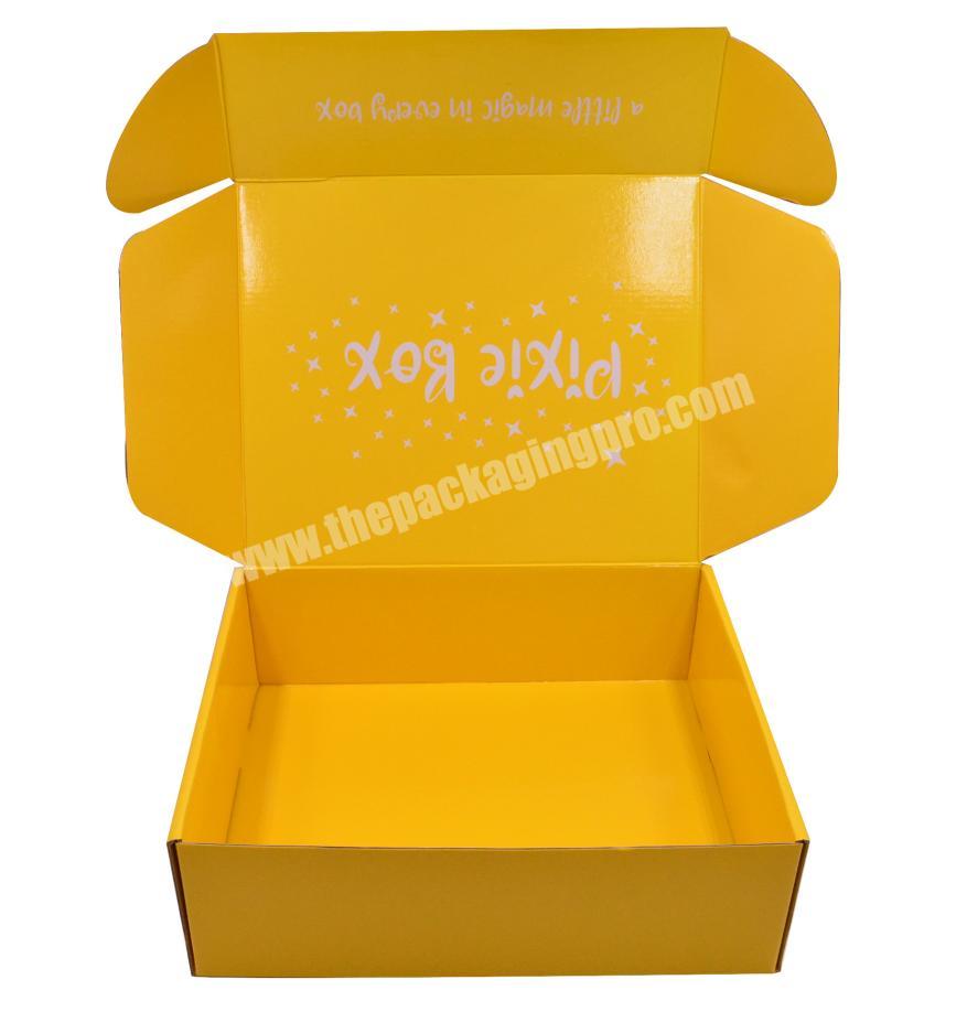 custom corrugated paper box courier shipping express shipping mailer box with logo