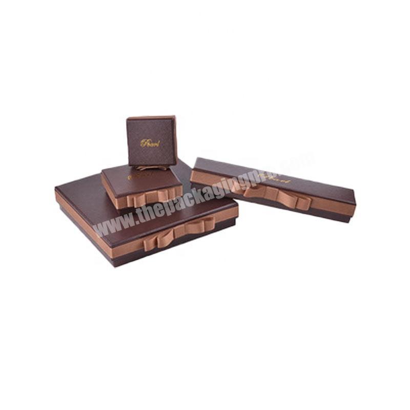 the packaging trust kraft 3.5 inch Chinese manufacturer wholesale luxury customized layers jewelry paper gift box
