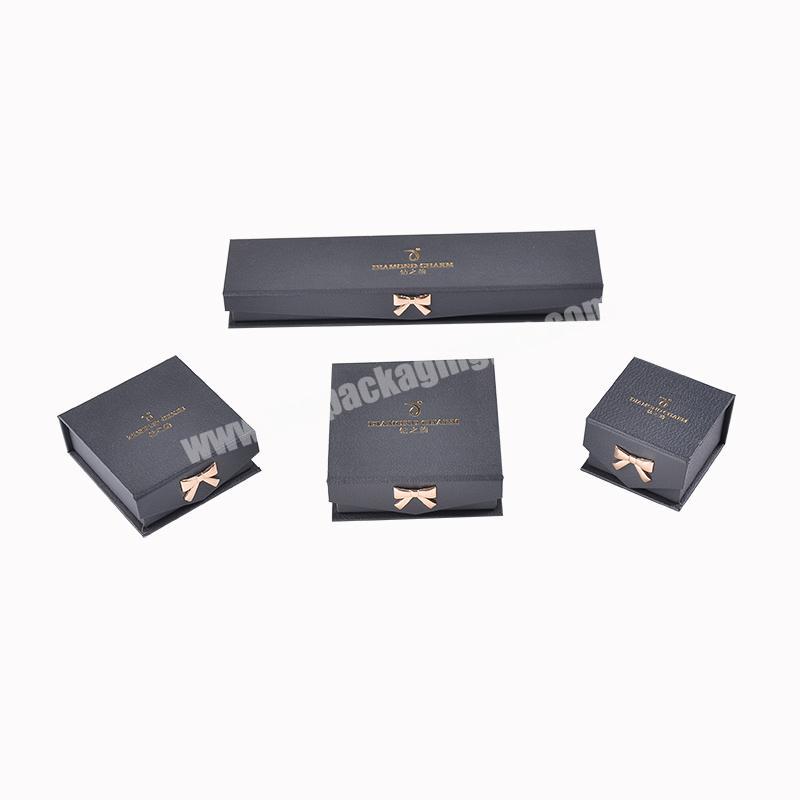 China manufacturer Custom printed logo paper magnetic Jewelry Box