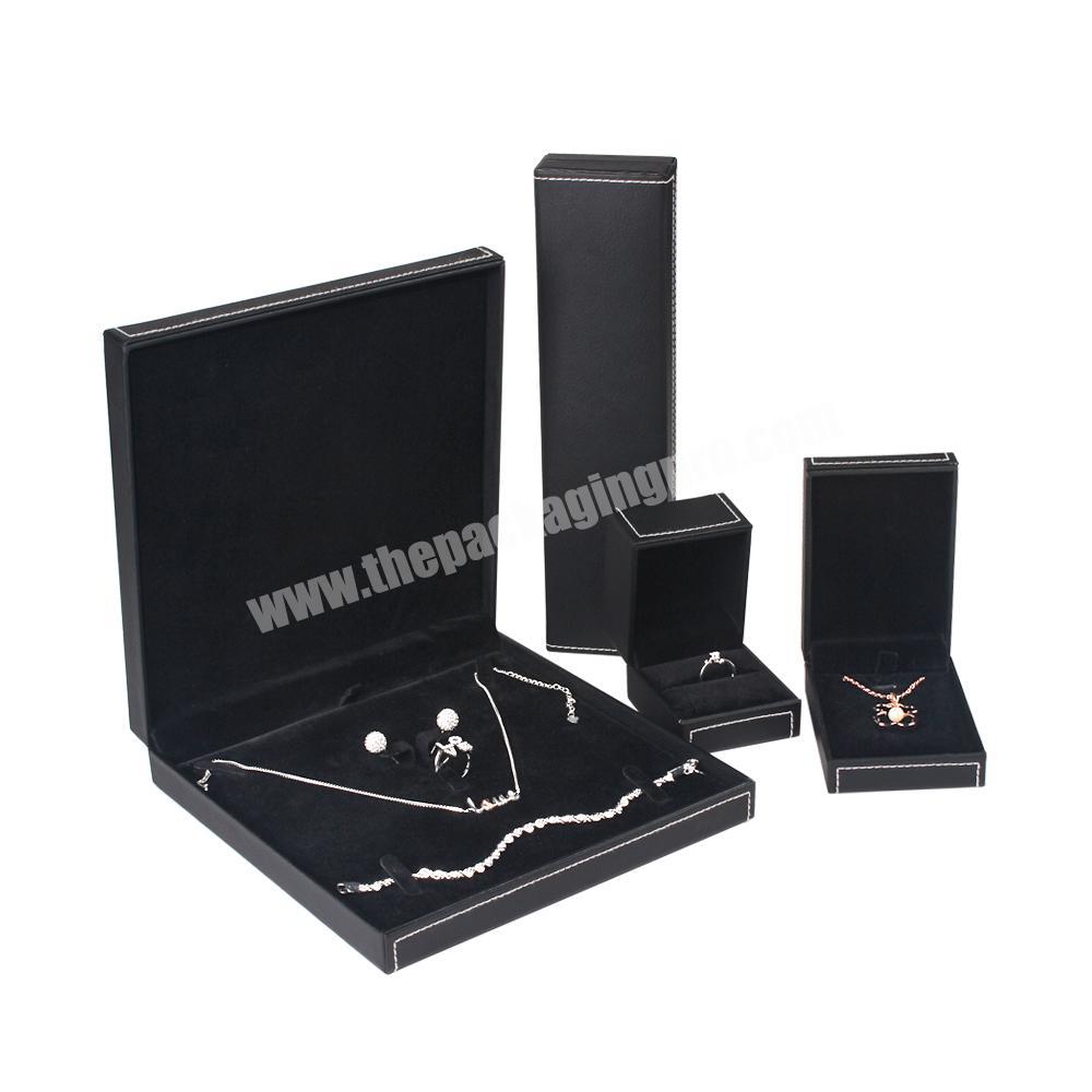 luxury square shape packaging set custom logo jewellery box
