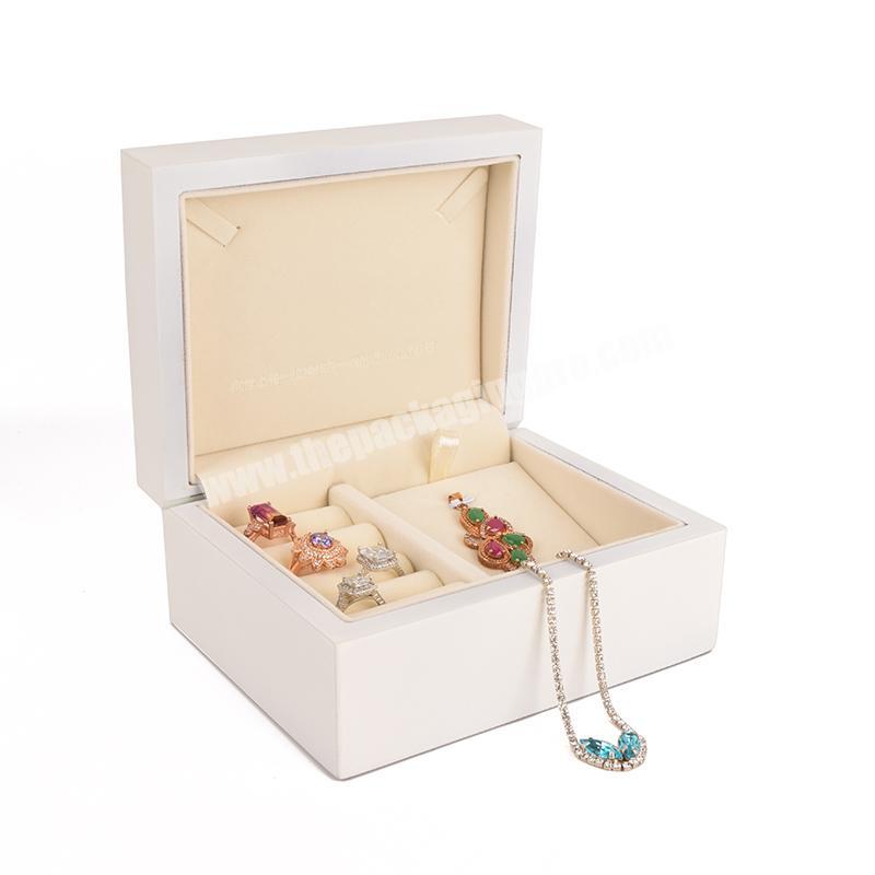 Mini hard jewelry rectangular ring box jewelry case