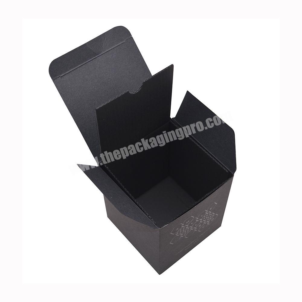 JINGLIN OEM Recycle Small Cardboard Package Box With Logo White Black Plain Packaging Boxes For Jewelry Snack Food Cosmetic