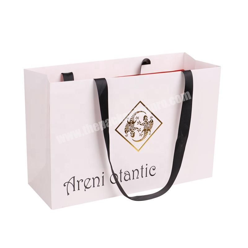 Wholesale Cheap Price Printed Shopping Paper Bag With  Logos