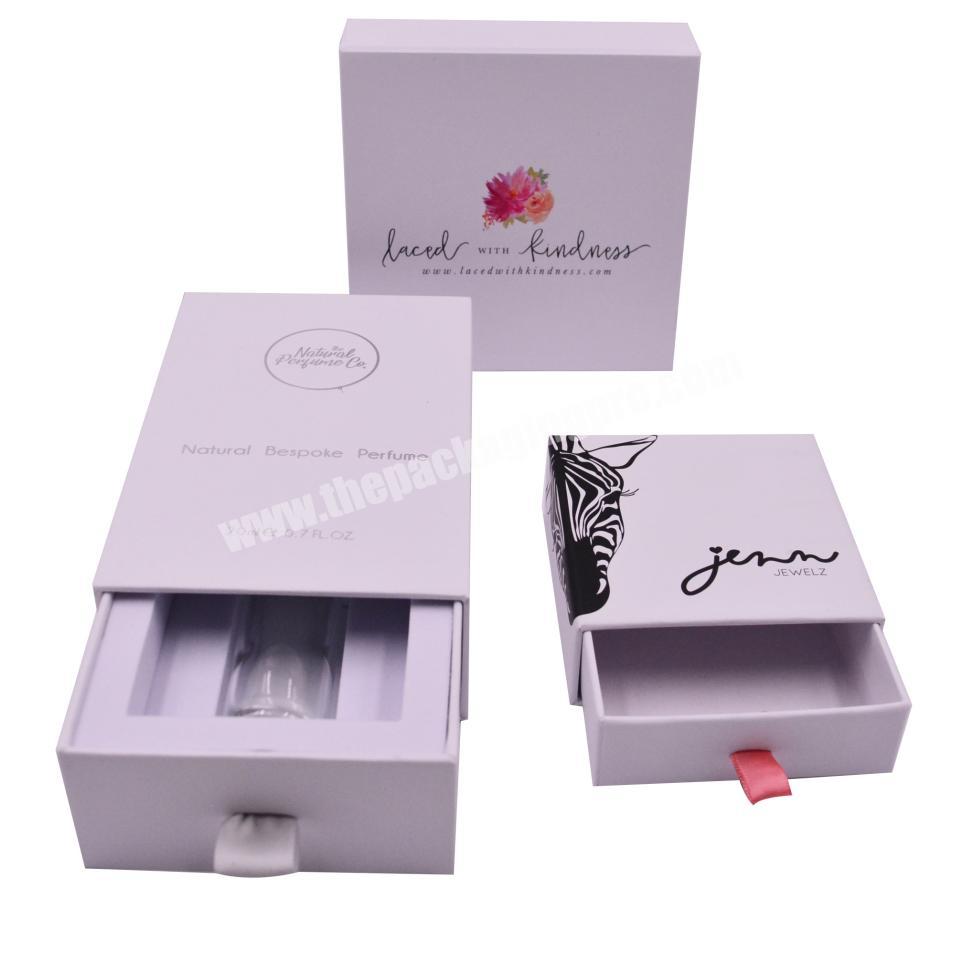 Custom luxury perfume packaging gift boxes with logo