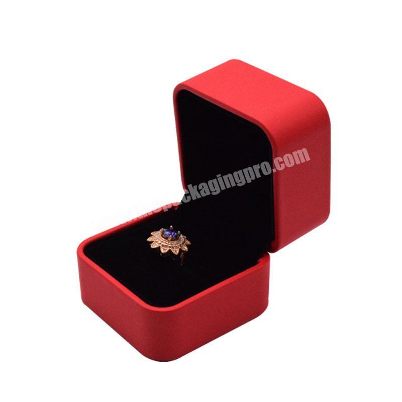 Wholesale High End Pu Leather Printing Logo Luxury Custom Jewelry Box