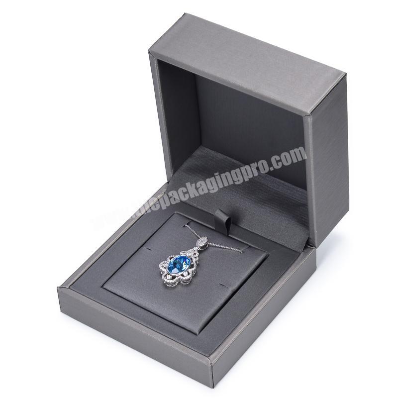 Chinese Factory Hot Selling Custom Pu Necklace Jewelry Box With Led
