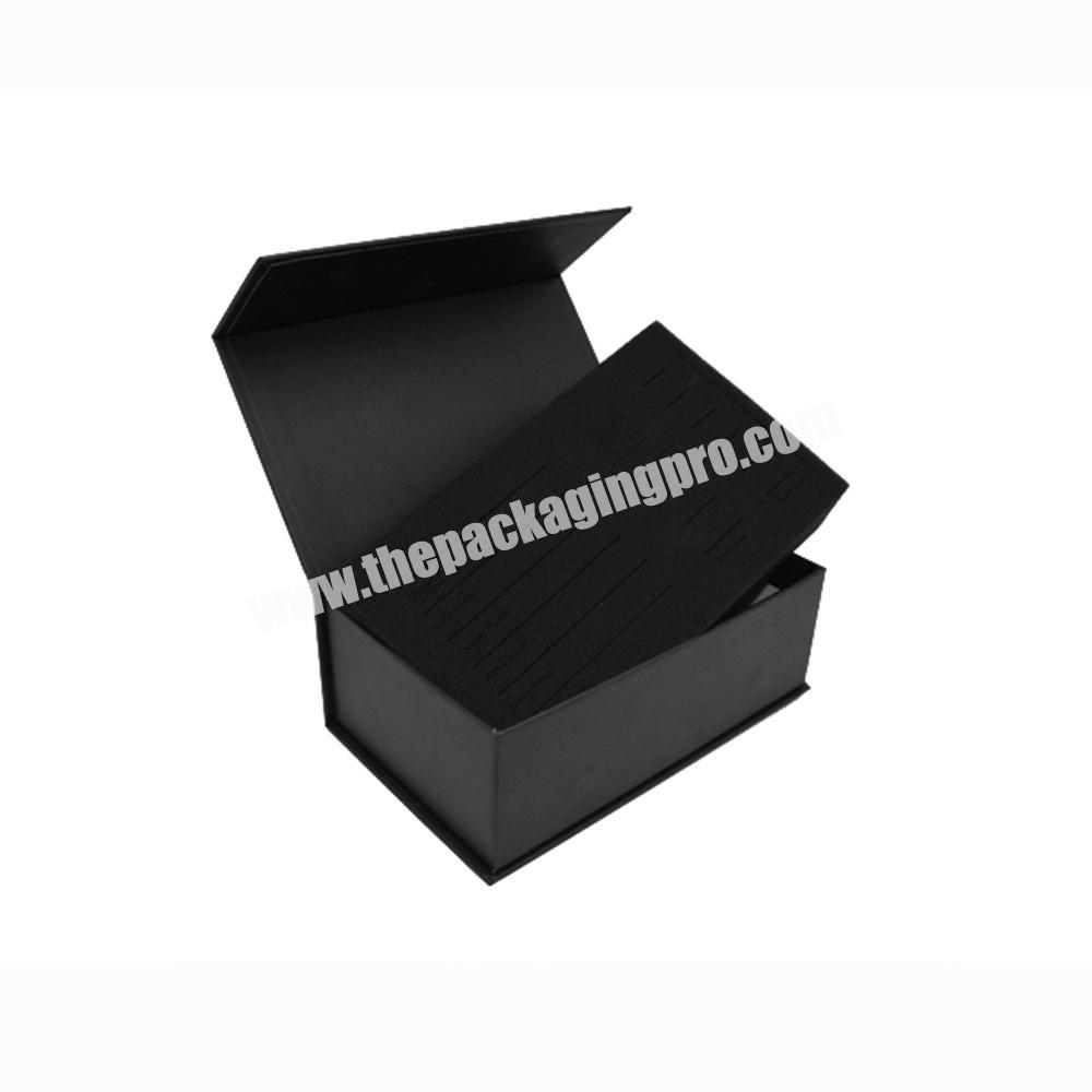 YIZHOU OEM book shape box flap paper gift boxes with magnetic lid for essential oil bottle