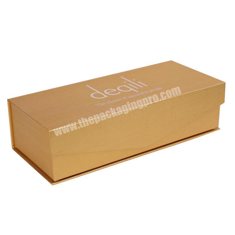 Wholesale Luxury Yellow Paper Packaging magnetic Gift Box Jewelry Gift Packaging Bo