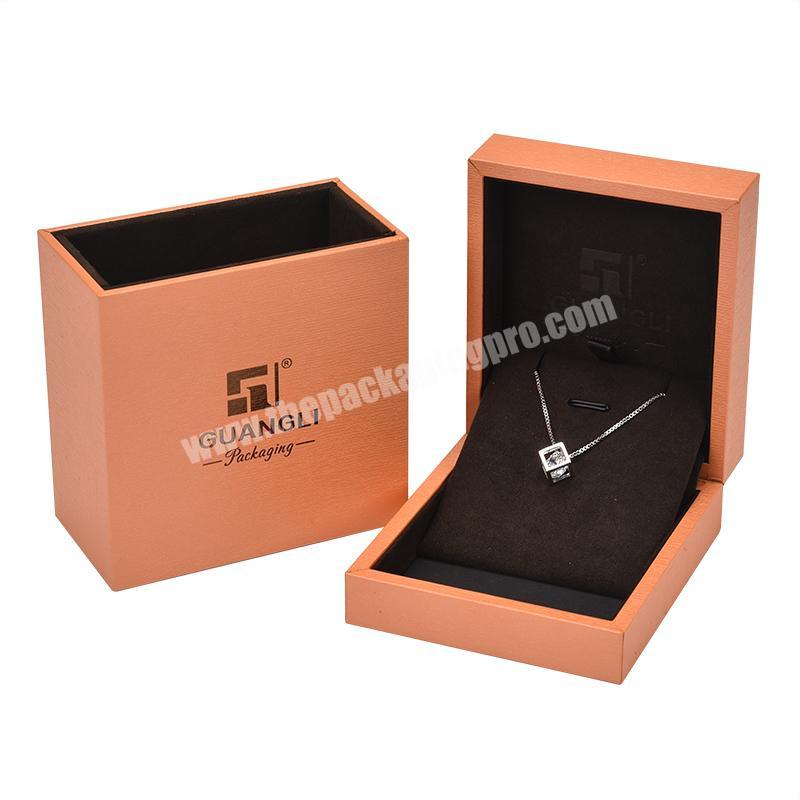 Custom logo drawer box for jewellery pendant gift box jewelry packaging plastic