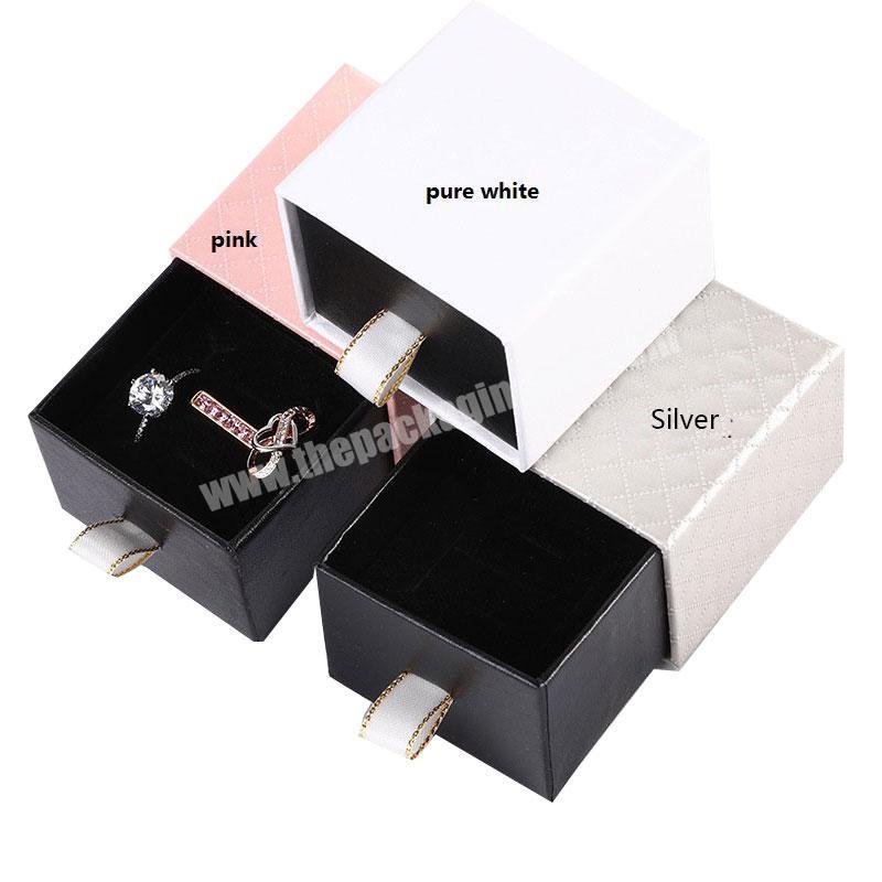 Charm material jewellery packaging gift box paper draw