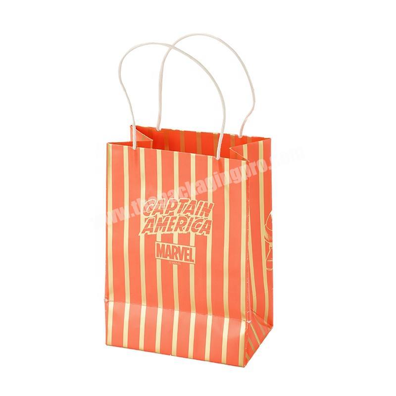 Recyclable Custom Shopping Kraft Paper Bag With Your Own Logo