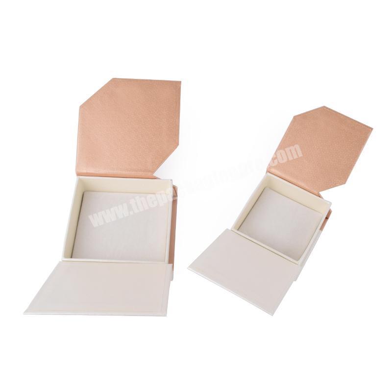 china manufacturer custom design recycled gift box magnetic white pink cheap paper packaging box