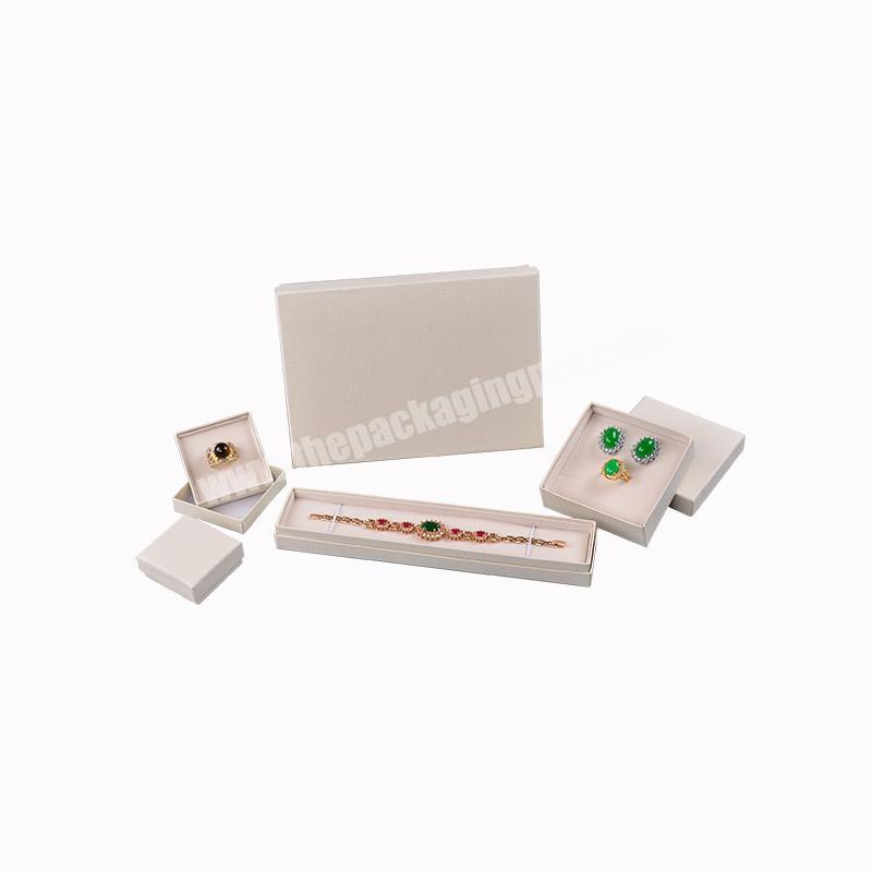 Luxury Design Custom Made Logo Printed Paper Jewelry Boxes With Logo