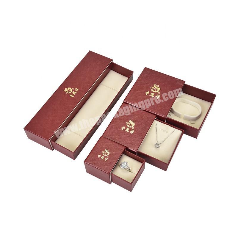 custom company logo drawer jewelry package storage box travel packaging boxes
