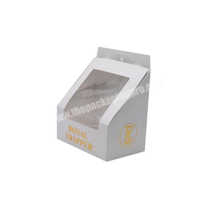 Takeaway food paper packaging box patisseries chocolate cake packaging with handle