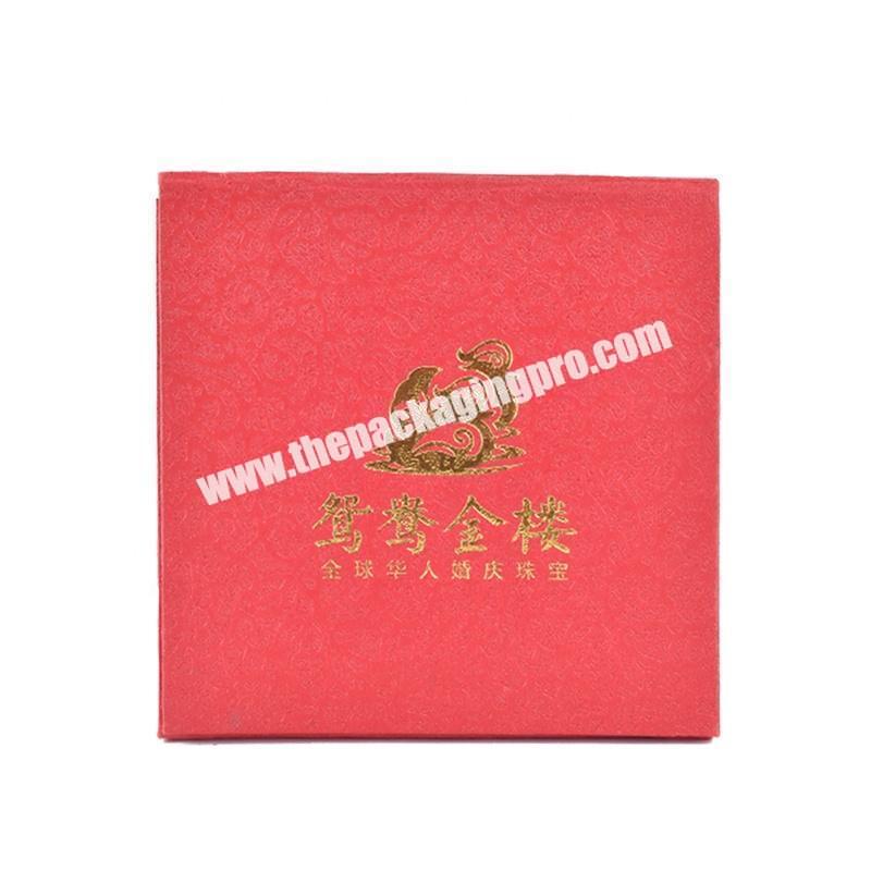 rectangular  paper machine suction box paper jewelry packaging box for bracelet pendant
