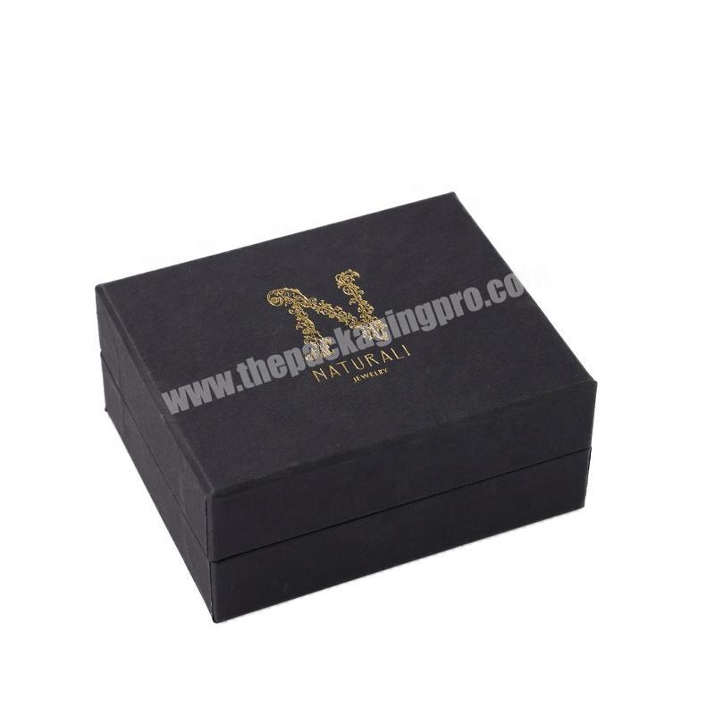 Gold foil gift packaging box for cosmetic, perfume,jewelry,watch with silk cloth insert